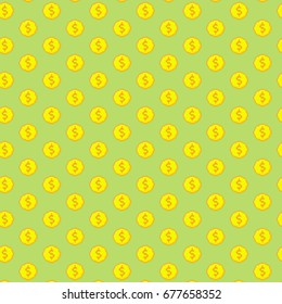 coin gold pixel art design on green background. 8-bit design. icon vector illustration