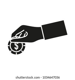 Coin and hand design
