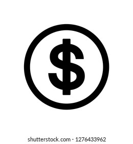 coin icon, coins icon vector, on white background editable eps10