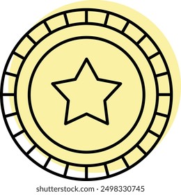 Icono de moneda para transacciones monetarias y monetarias