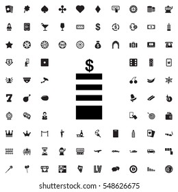 Coin icon illustration isolated vector sign symbol