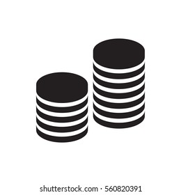 coin icon illustration isolated vector sign symbol