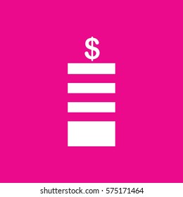 Coin icon illustration isolated vector sign symbol