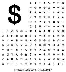 Coin icon illustration isolated vector sign symbol. editable casino icons vector set.