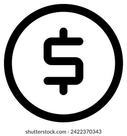 Coin Icon Illustration for web, app, infographic, etc