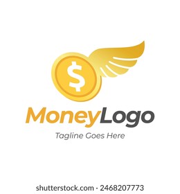 Icono de la moneda Logo Design Element Ilustración vectorial.