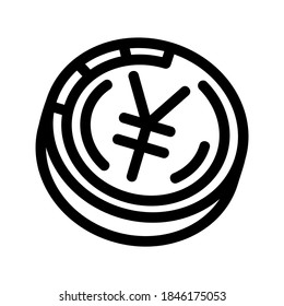 coin icon or logo isolated sign symbol vector illustration - high quality black style vector icons
