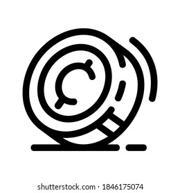 coin icon or logo isolated sign symbol vector illustration - high quality black style vector icons
