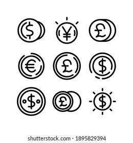 coin icon or logo isolated sign symbol vector illustration - Collection of high quality black style vector icons
