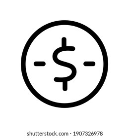 coin icon or logo isolated sign symbol vector illustration - high quality black style vector icons
