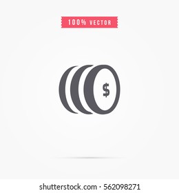 coin icon. money sign