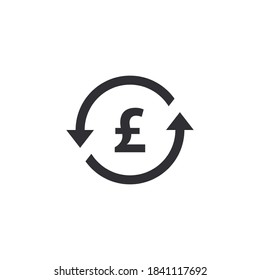 Coin icon. Pound coin. Money symbol. Bank payment symbol. Pound sign. Finance symbol. Currency symbol. Pound currency. Cash icon. English currency pound. Currency exchange. Money transfer. 