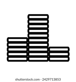 coin icon simple vector illustration