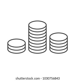 coin icon symbol vector