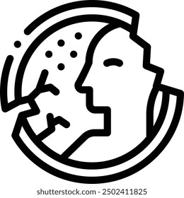 icono de moneda. Diseño De Estilo Lineal Delgado Aislado Sobre Fondo Blanco