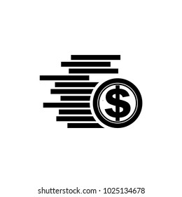 coin icon vector