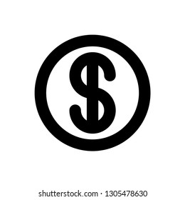 coin icon vector