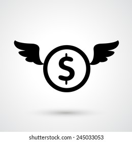 Download Money With Wings Icon Free Download Png And Vector