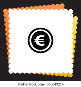 Coin  icon. Vector design.