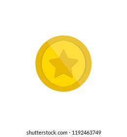 Coin icon. vector illustration