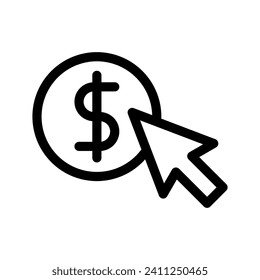 Coin Icon Vector Symbol Design Illustration