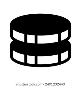 Coin Icon Vector Symbol Design Illustration