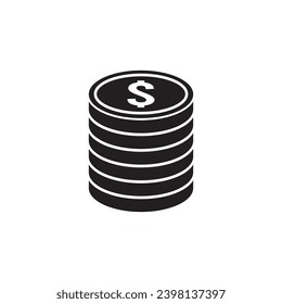 diseño de imagen de icono de moneda vectorial
