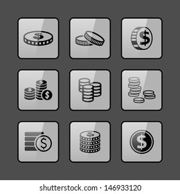 Coin icons
