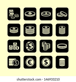 Coin icons