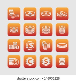 Coin icons