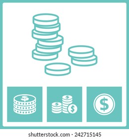 Coin icons