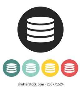 coin icon.vector illustration.