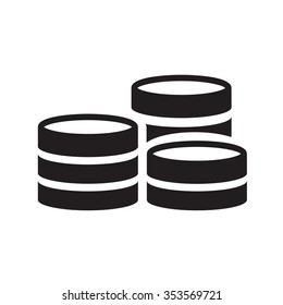 coin icon.vector illustration