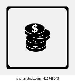 Coin illustration.