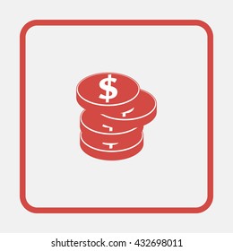 Coin illustration.