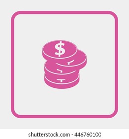 Coin illustration.