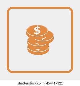 Coin illustration.