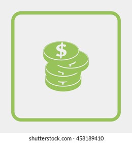 Coin illustration.