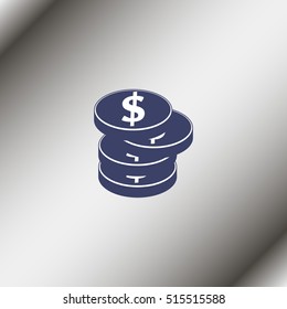 Coin illustration.
