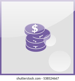 Coin illustration.