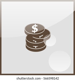 Coin illustration.