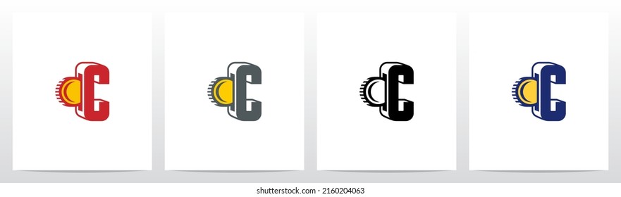 Münzeintrag in Logo-Design C