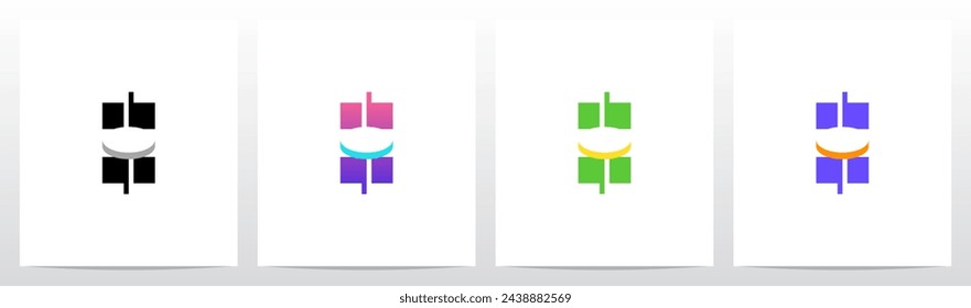 Coin Inside Letter Initial Logo Design I