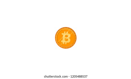 Coin isolated vector illustration
