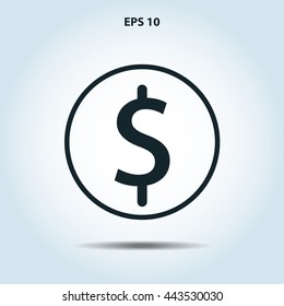 coin line icon