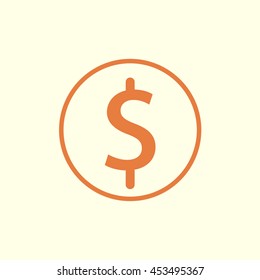 coin line icon