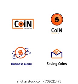 Coin Logo Set For Finance