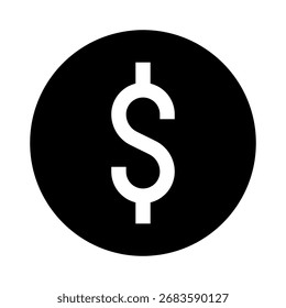 Münzgeld Währung Solid Fill Symbol