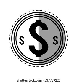 coin money dollar vector illustration eps 10