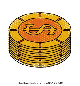 coin money icon image 